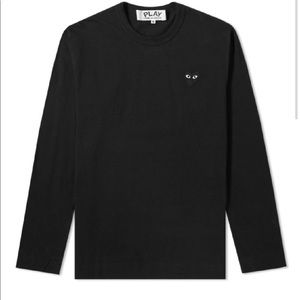 COMME DES GARCONS PLAY LONG SLEEVE TEE
